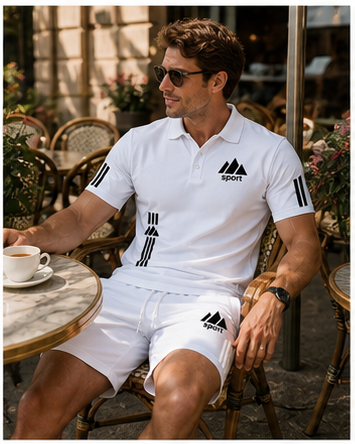 Herren-Sport-Set – Café-Terrasse