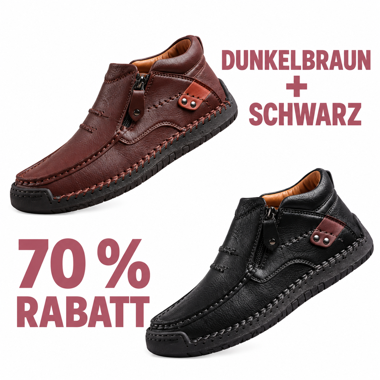 ⏰Saisonaler Abverkauf🔥Modische Herrenschuhe aus Kalbsleder, Plateau-Lederschuhe