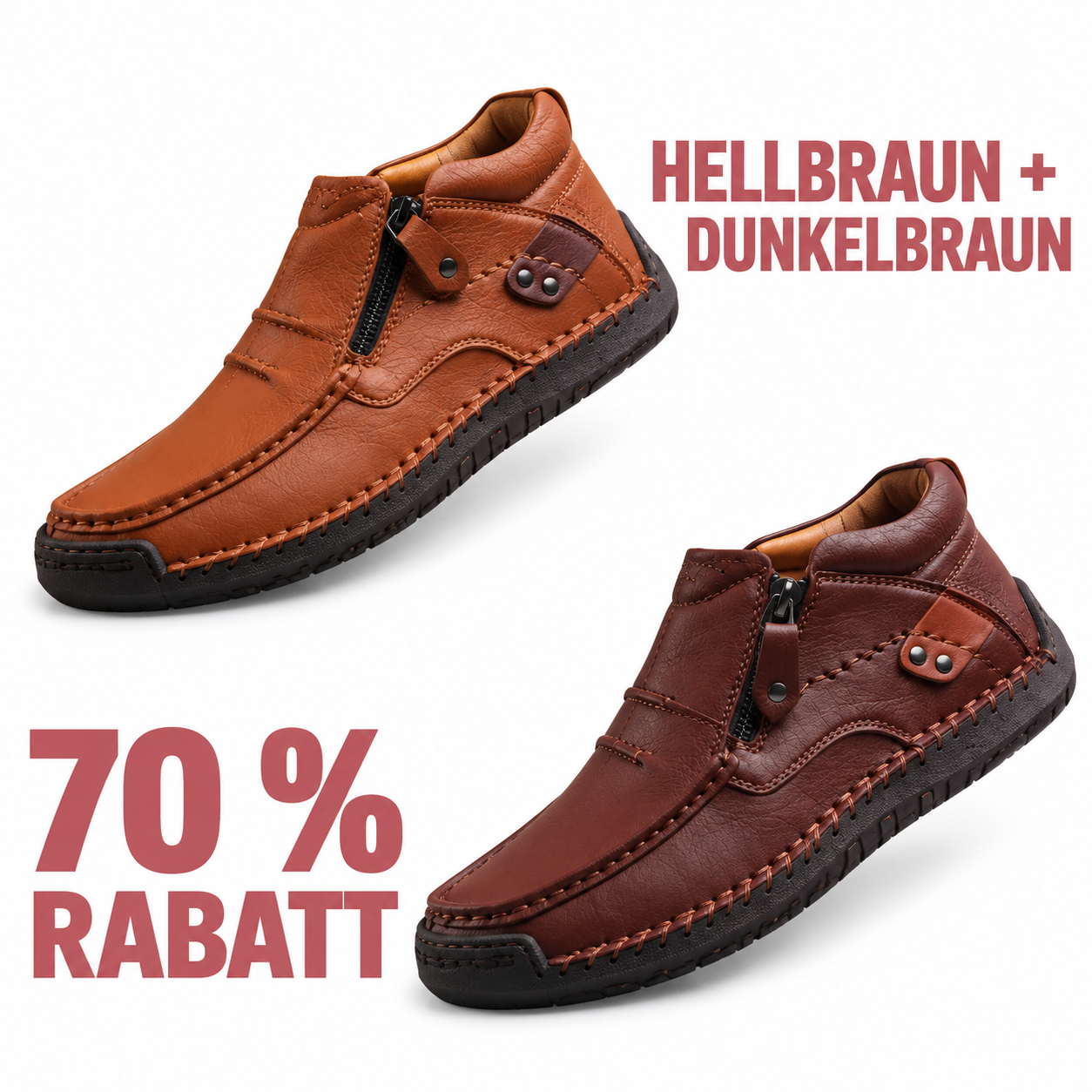 ⏰Saisonaler Abverkauf🔥Modische Herrenschuhe aus Kalbsleder, Plateau-Lederschuhe