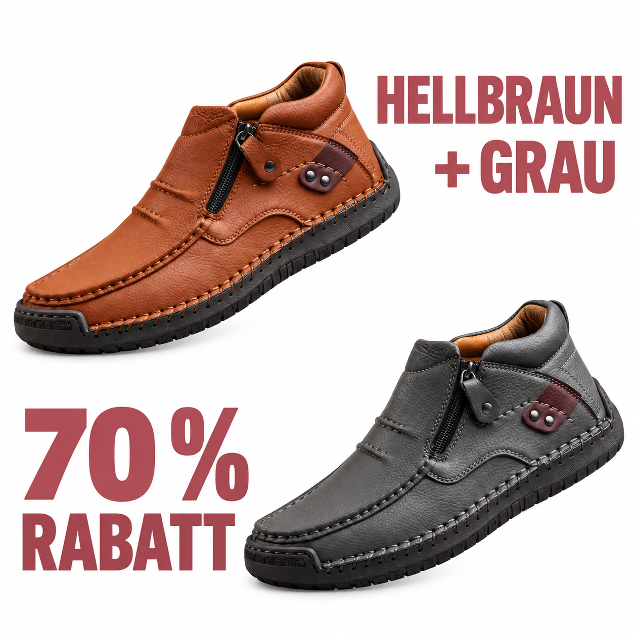 ⏰Saisonaler Abverkauf🔥Modische Herrenschuhe aus Kalbsleder, Plateau-Lederschuhe
