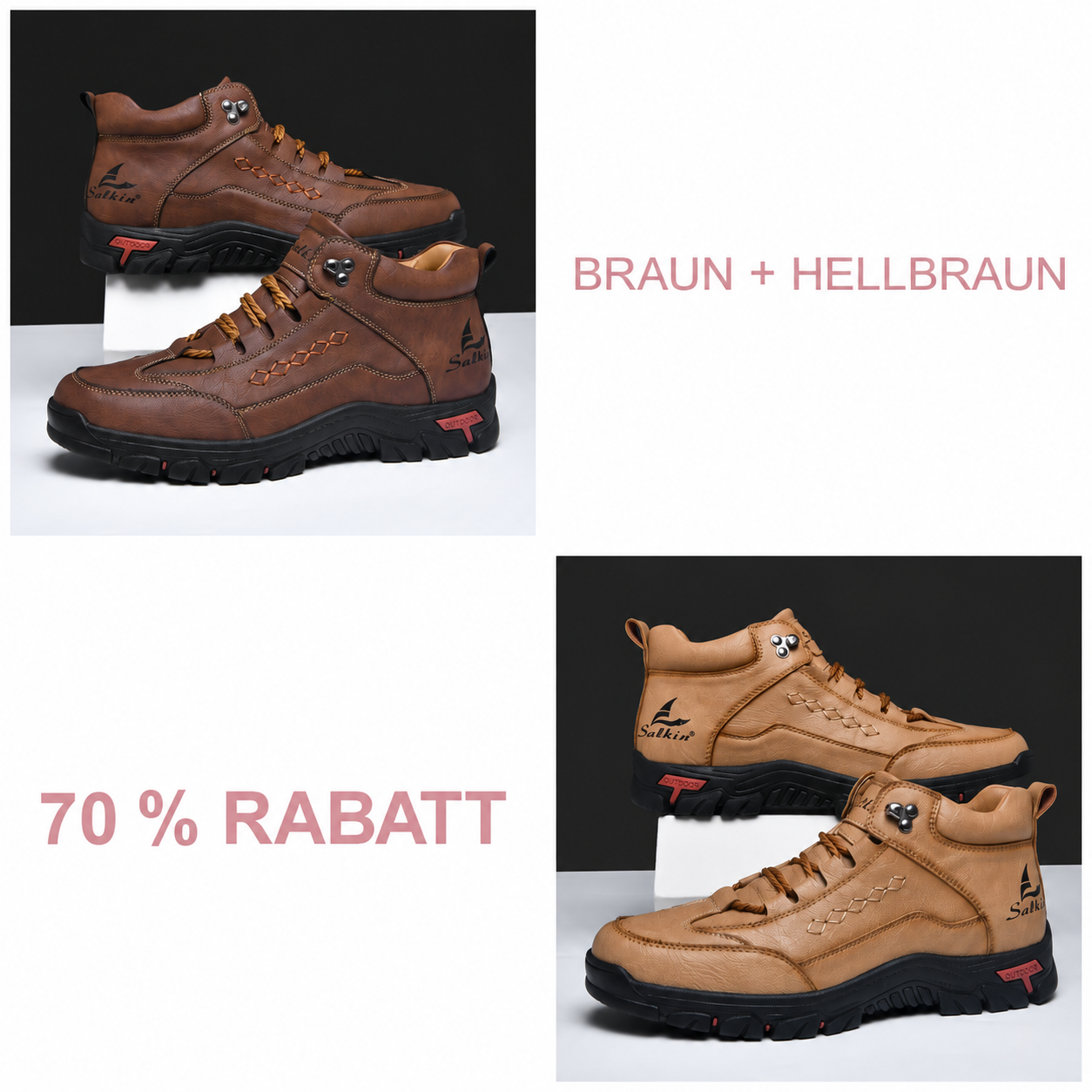 modestylebay Bequeme Herren-Lederstiefel für Alltag und Reisen – Produktansicht 14
