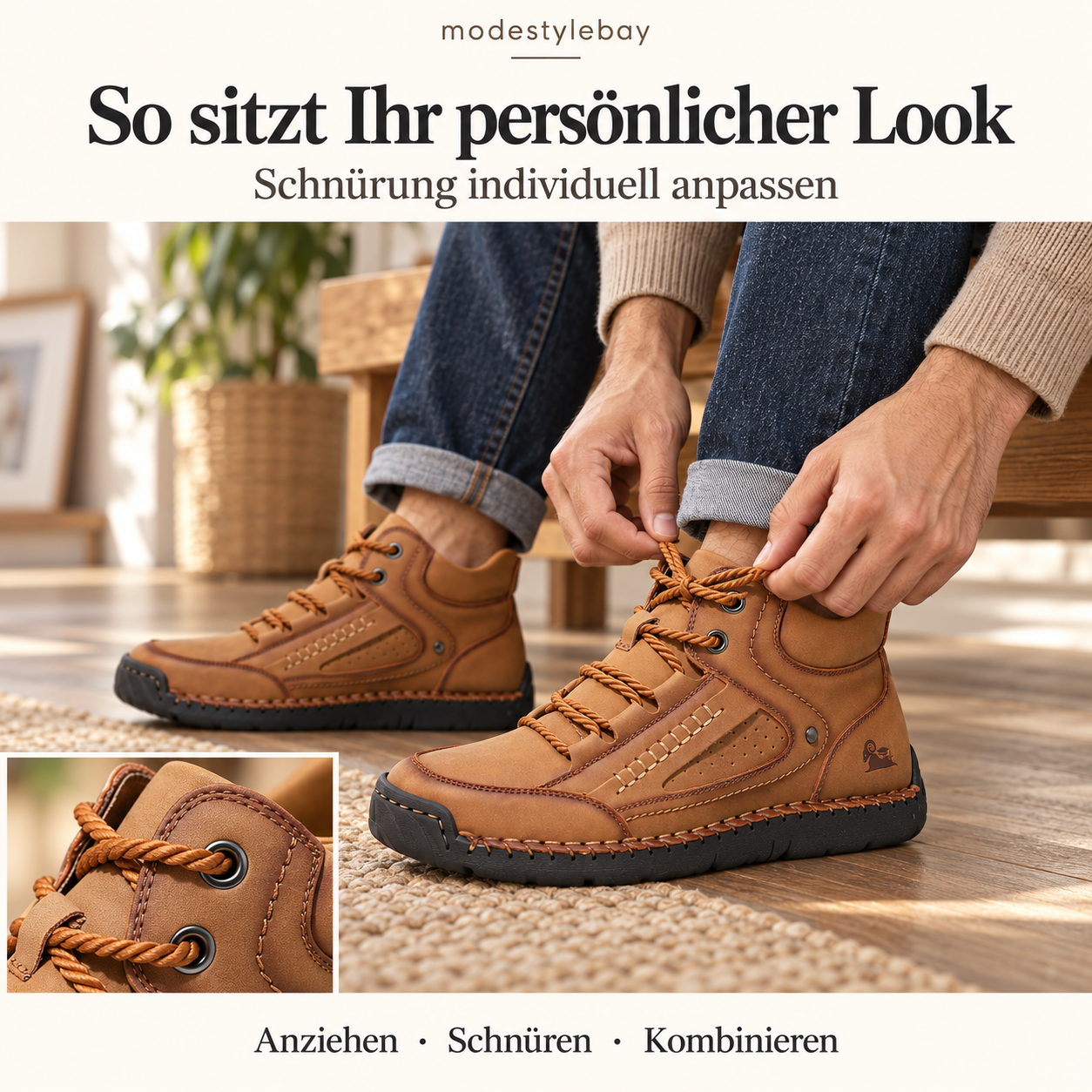 Schn&uuml;rung individuell anpassen