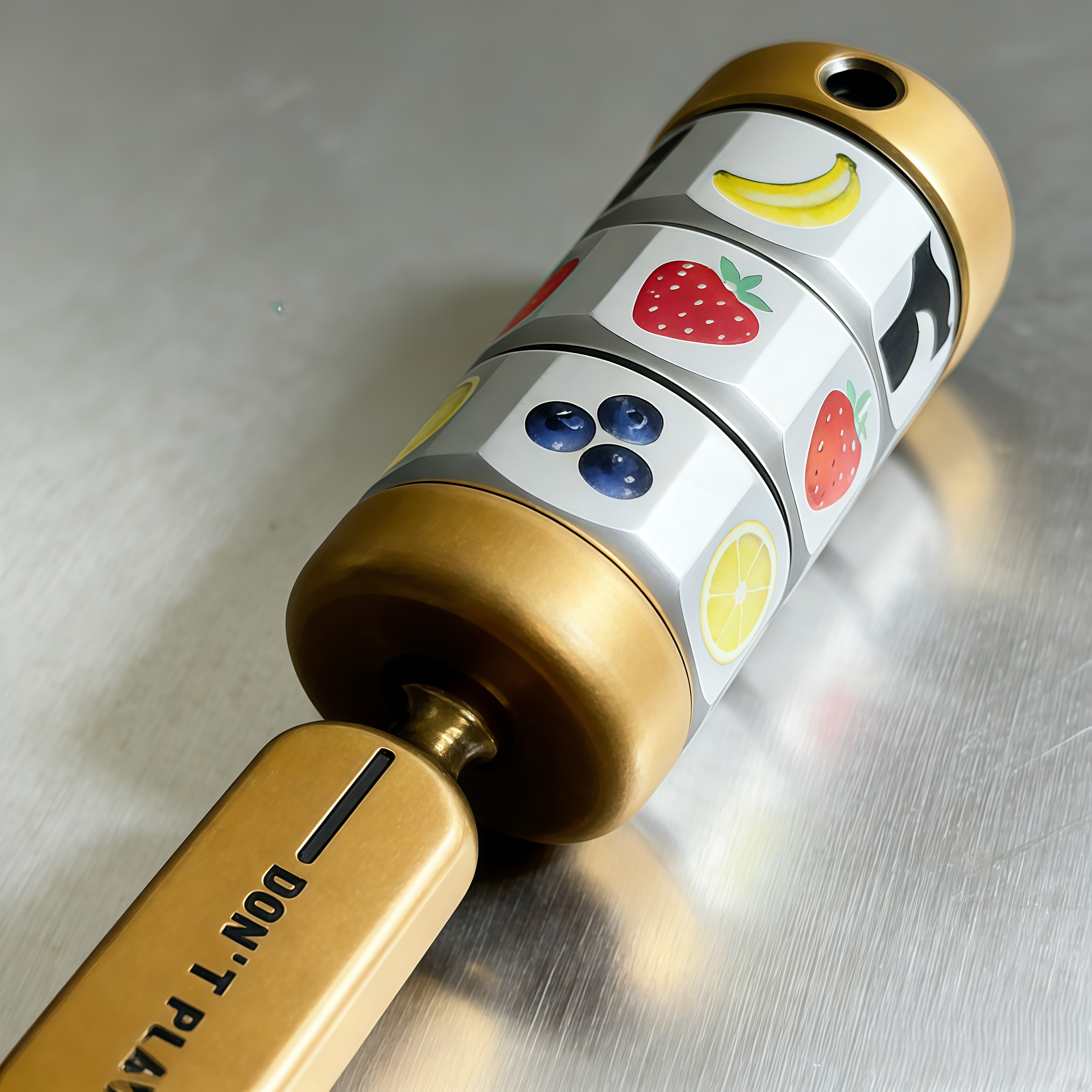 EDC Fruit Grand Slam Lucky Wheel Fidget Toy – Modular Spinning Fortune Wheel, Customisable Fidget Gear for Adults, Stress Relief Sensory Toy for Anxiety, Focus & Creative Play