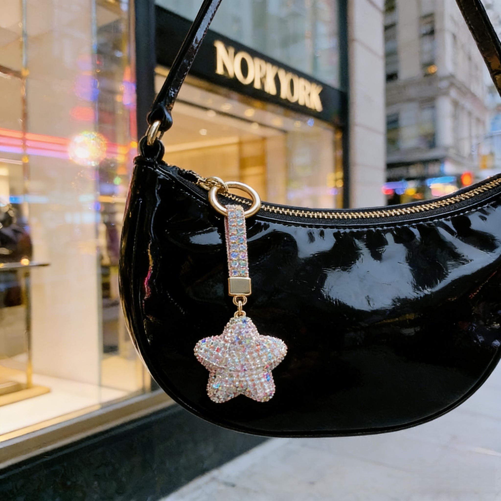 Rhinestone Star Keychain with Tassel Women's Keyrings for Bags Charm WalletPersonalized keychain, rhinestones star keychain, diamond star keychain, Home car key charm, Bag keychain, cute keychain, best gifts,Valentine's Day gift