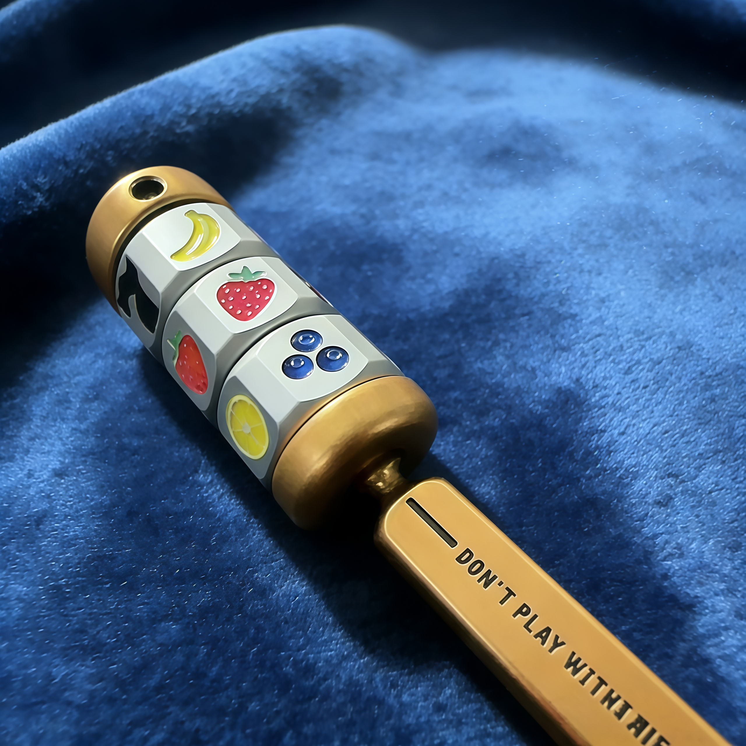 EDC Fruit Grand Slam Lucky Wheel Fidget Toy – Modular Spinning Fortune Wheel, Customisable Fidget Gear for Adults, Stress Relief Sensory Toy for Anxiety, Focus & Creative Play