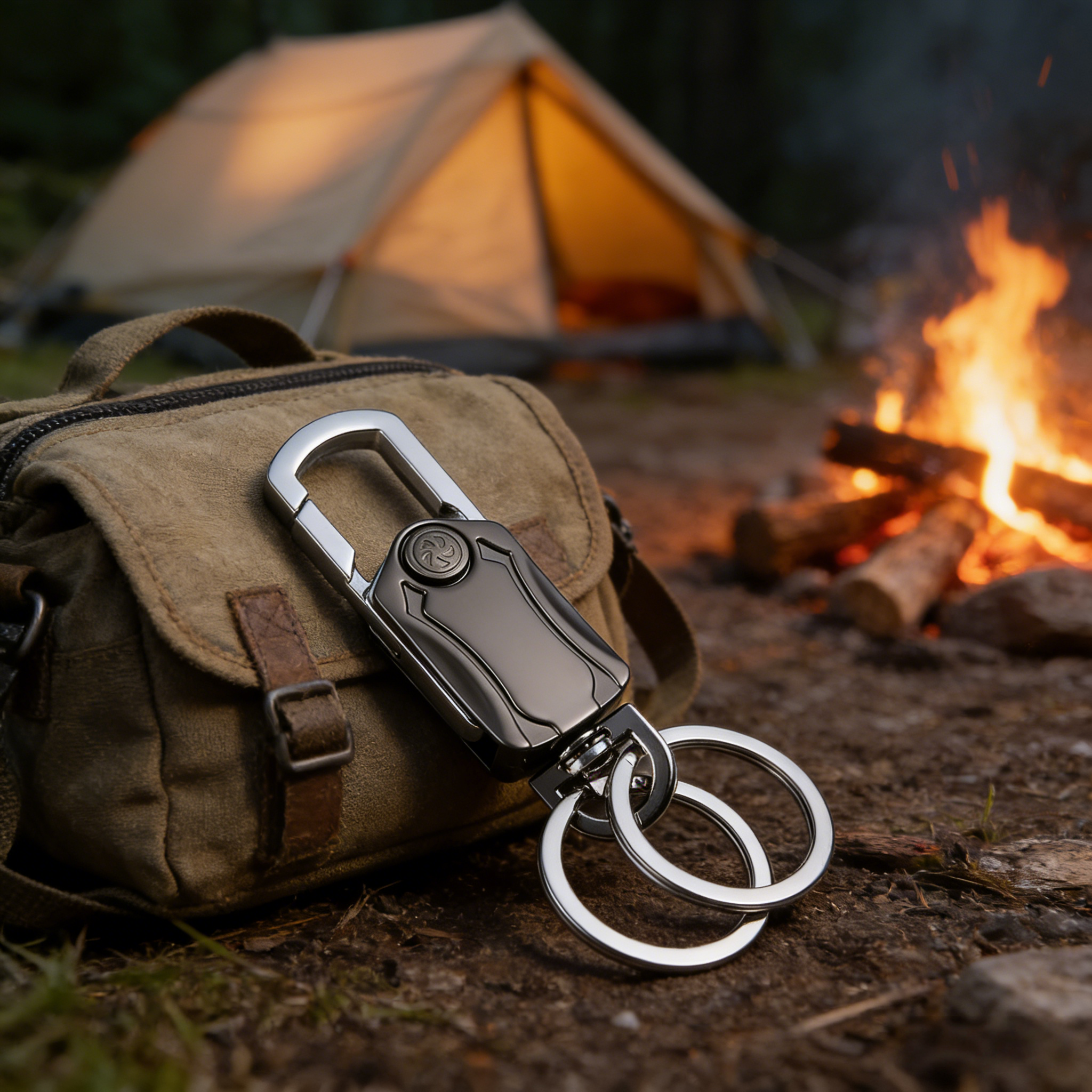 Keychain for Men, Heavy Duty Key Ring, Key Chain Bottle Opene, Premium Zinc Alloy,Valentine's Day gift