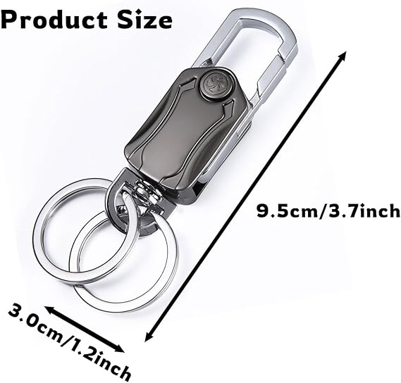 Keychain for Men, Heavy Duty Key Ring, Key Chain Bottle Opene, Premium Zinc Alloy,Valentine's Day gift