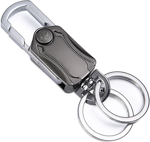 Keychain for Men, Heavy Duty Key Ring, Key Chain Bottle Opene, Premium Zinc Alloy,Valentine's Day gift