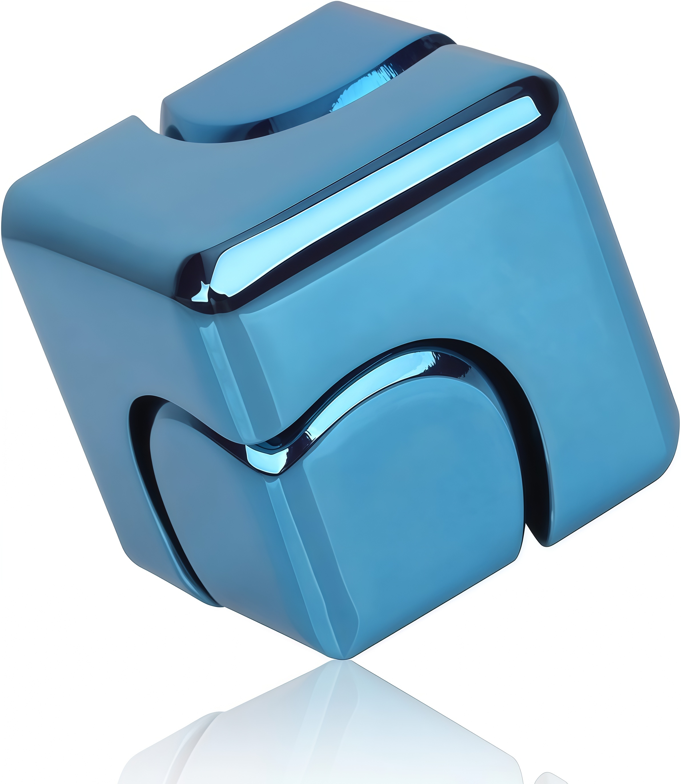 Infinity Cube Fidget Spinner Toy for Kid Adult, Anti-Anxiety Focusing Fidget Toys,Metal EDC Fidget Block Figner Spinner 4 in 1 Focus Spinning Toy, Cool Sensory Desk Gadget Stress Relief Gift for Boy Girl Teen Men,Valentine's Day gift