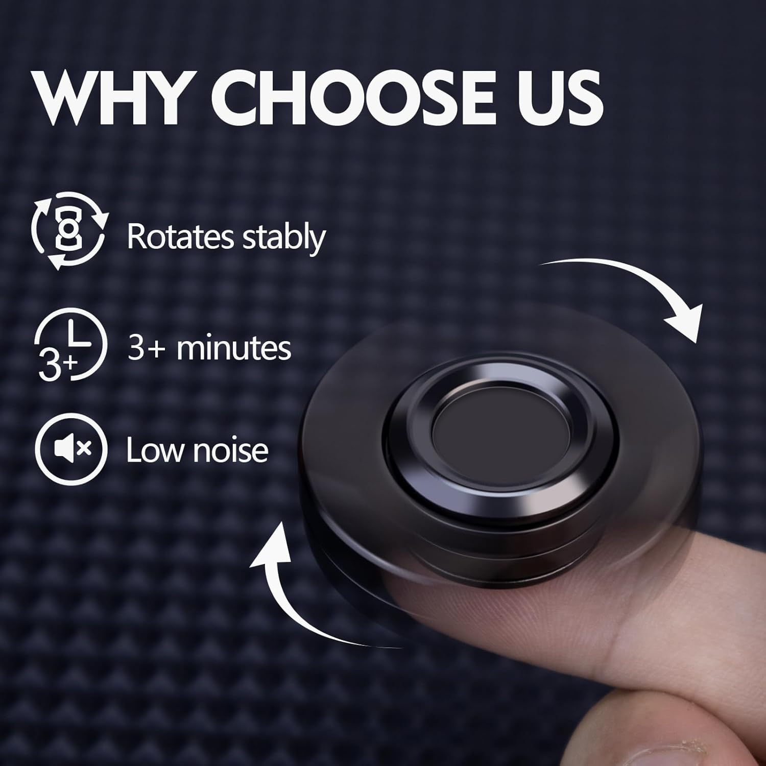 3-in-1 Fidget Toys Adults: Spinner, Slider & Clicker – Magnetic Stainless Steel Bearings for Super-Stable Rotation – Stress Relief, Enhanced Focus, and Habit Breaking, Christmas Party Favor Kid,Valentine's Day gift