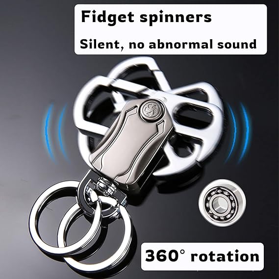 Keychain for Men, Heavy Duty Key Ring, Key Chain Bottle Opene, Premium Zinc Alloy,Valentine's Day gift