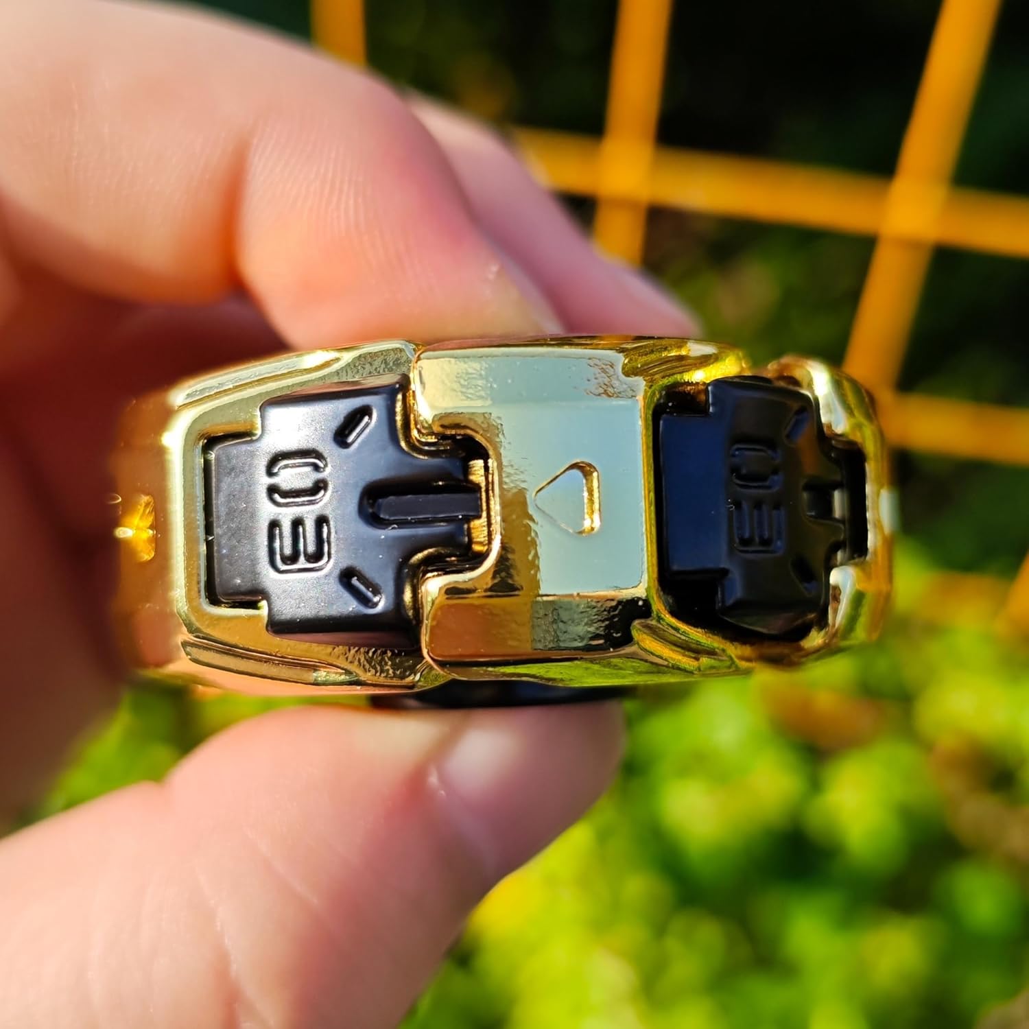 EDC Fidget Sliders Open Armor Spinning TopFidget Toys Stress Relief for Adults Magnetic Metal