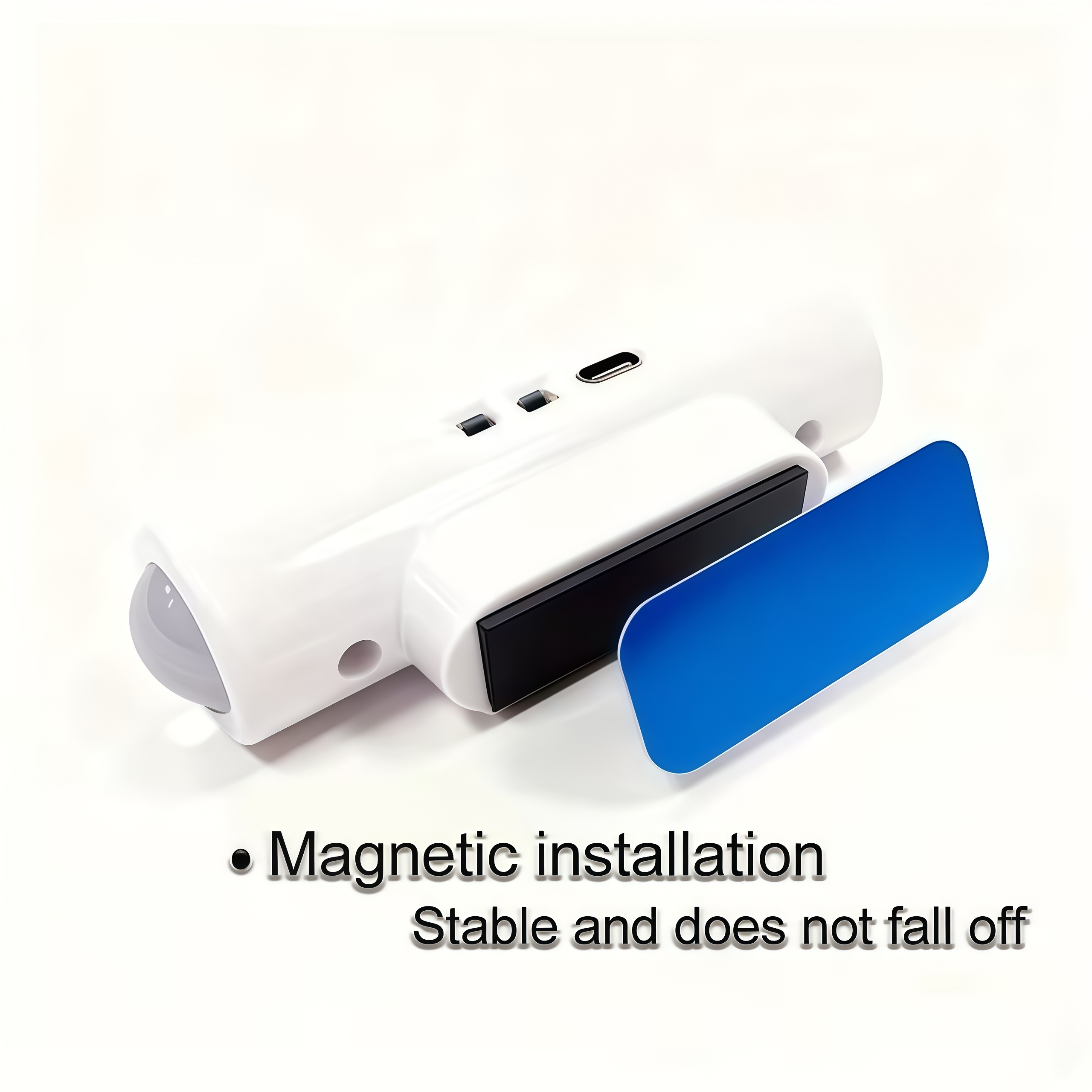 Smart Motion Sensor LED Night Light ,White And Three-Color Dual-Head Cat-Eye Wall Lights , Stick-On No Drilling Bedside Lamp,USB Rechargeable Bedside Night Light, Christmas Lighting, Suitable for Bedroom, Hallway, Staircase, and Office Ambient Lighting.