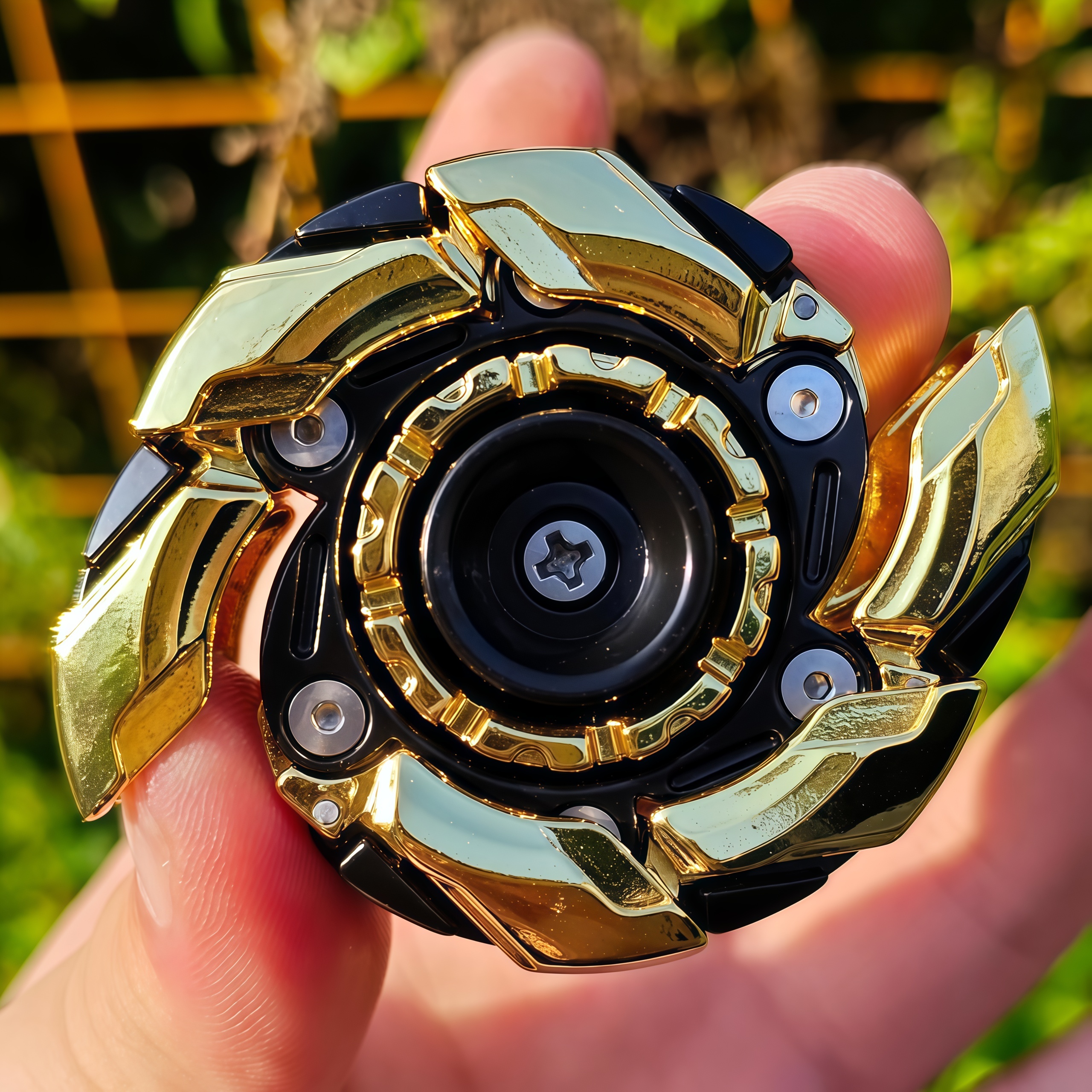 EDC Fidget Sliders Open Armor Spinning TopFidget Toys Stress Relief for Adults Magnetic Metal