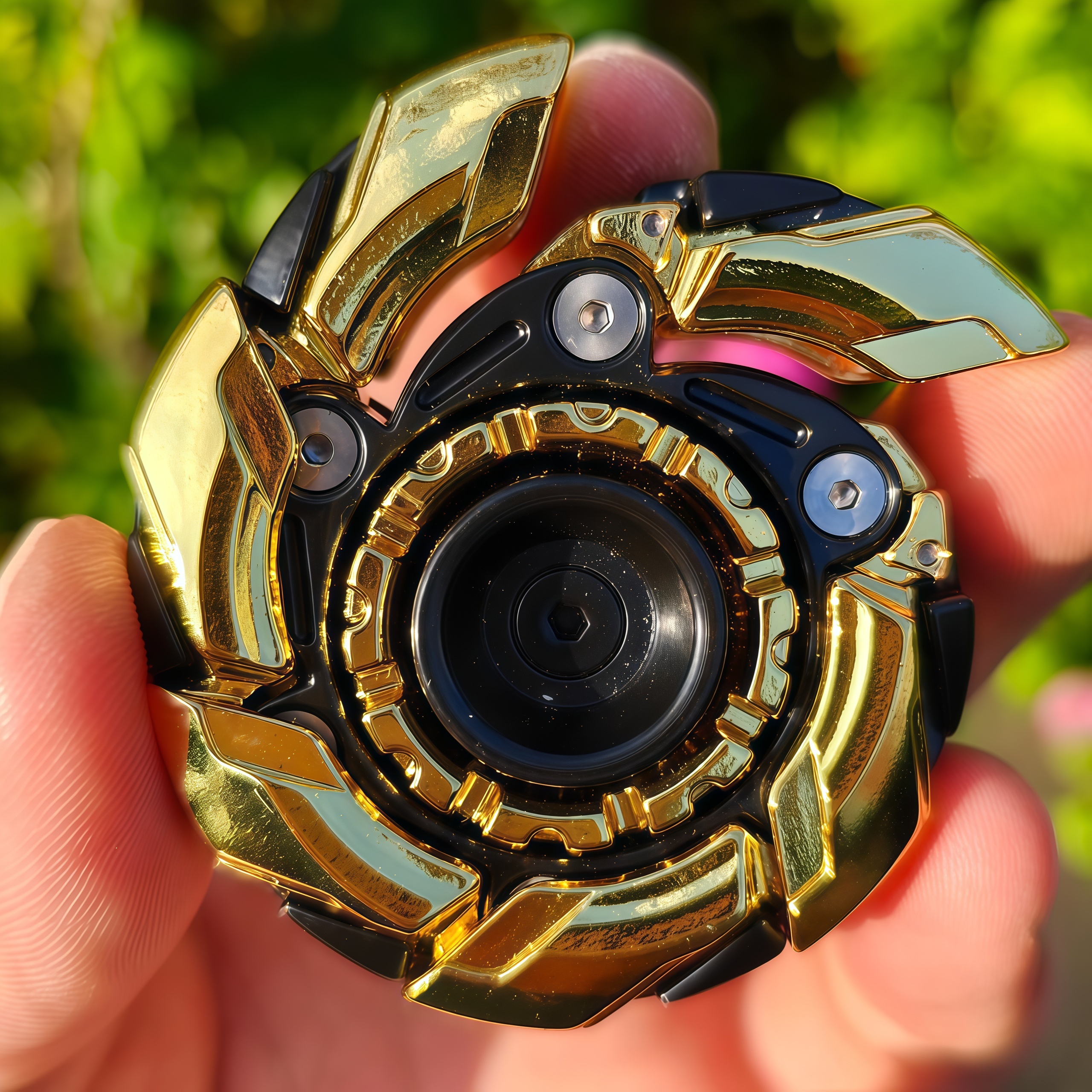 EDC Fidget Sliders Open Armor Spinning TopFidget Toys Stress Relief for Adults Magnetic Metal