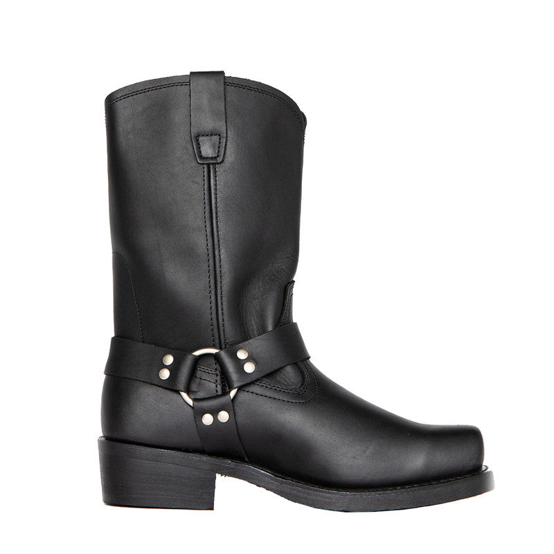 Square Toe Low Heel Cowboy Men Boots