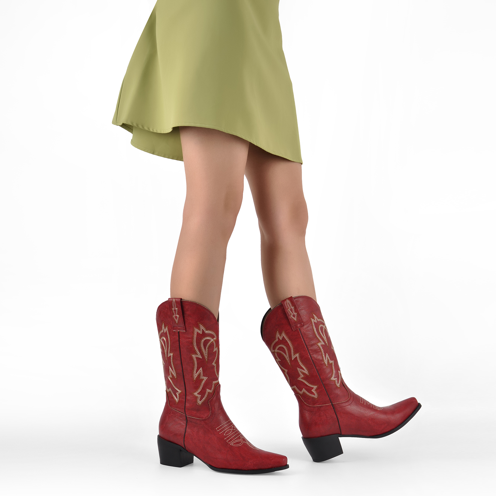 Cowboy Embroidery Western Boots
