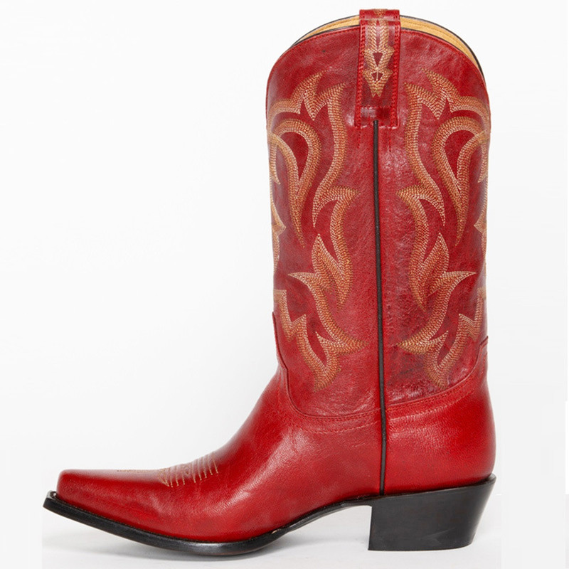 Cowboy Embroidery Western Boots
