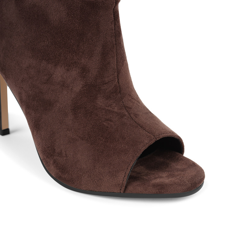 Open Toe Stiletto Heels Boots