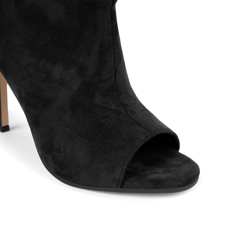 Open Toe Stiletto Heels Boots