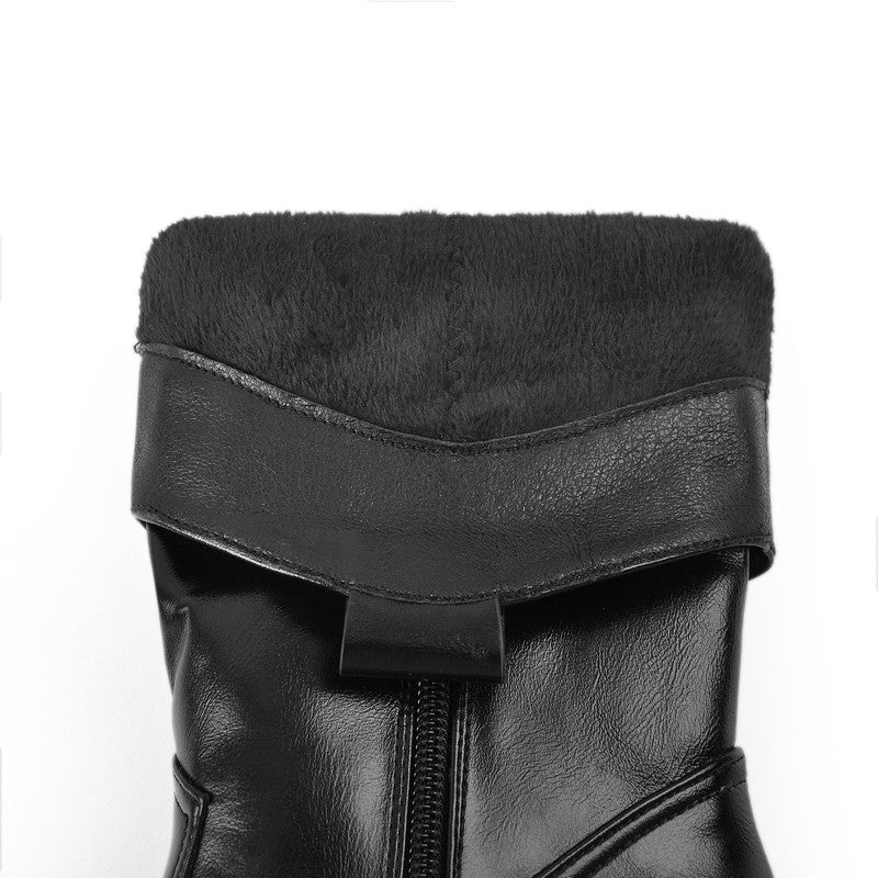 Patent Leather Pointed Toe Cowboy Boots