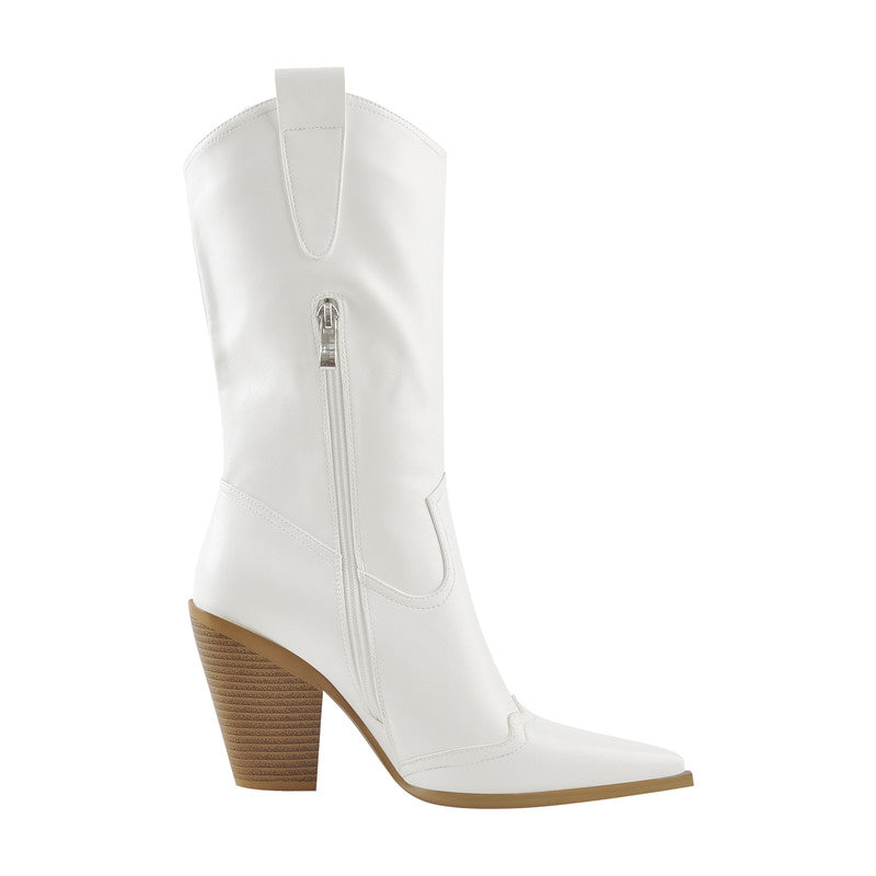 Patent Leather Pointed Toe Cowboy Boots