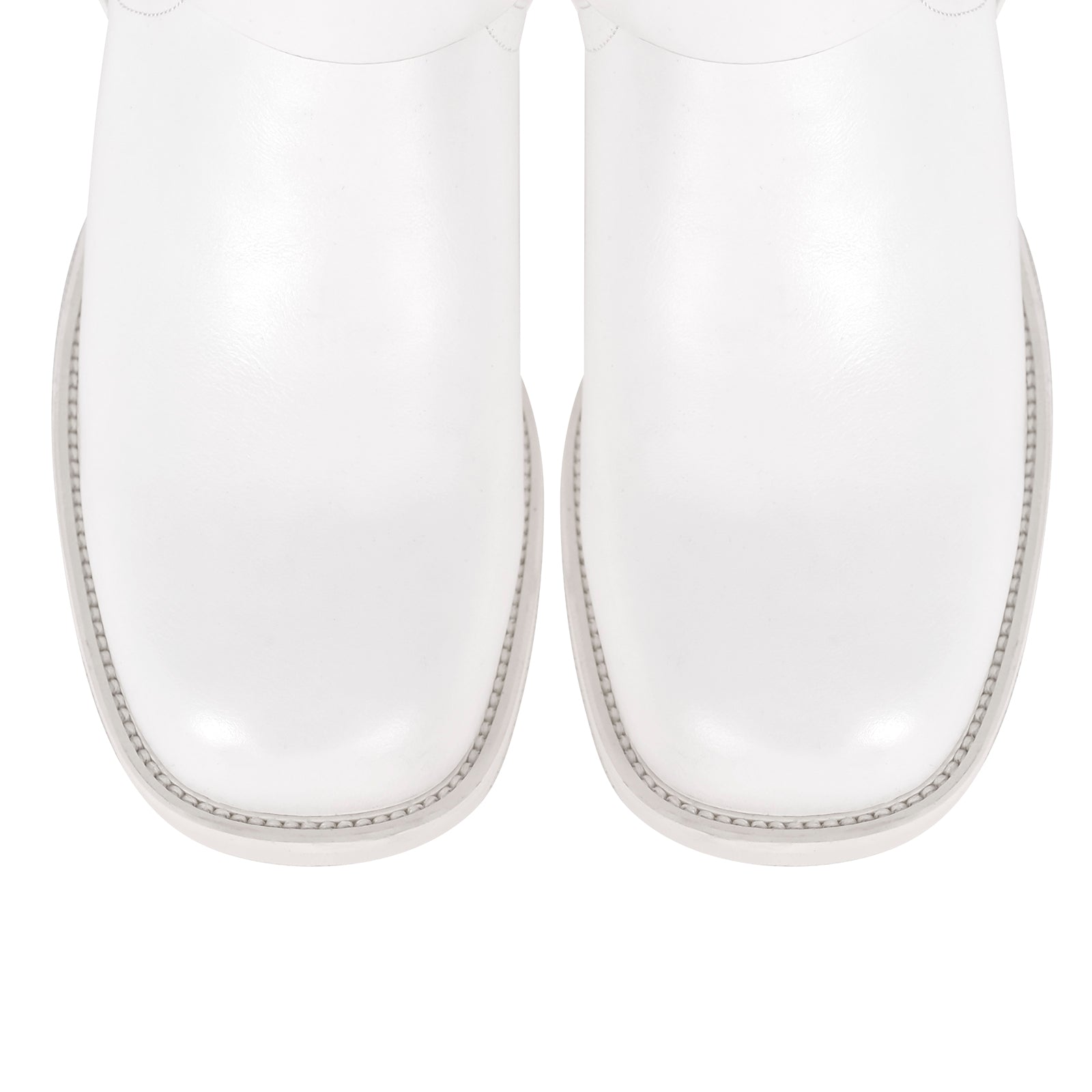 Fashion Buckle Chunky Heel Knee Boots