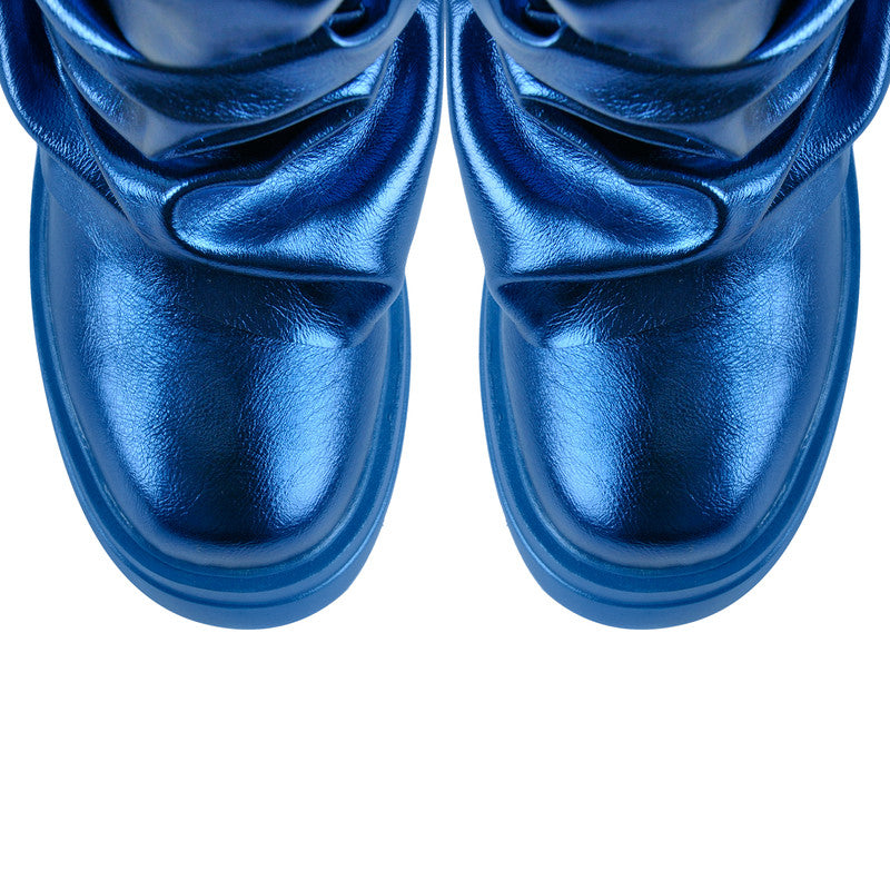 Round Toe Platform Removable Mid-Calf