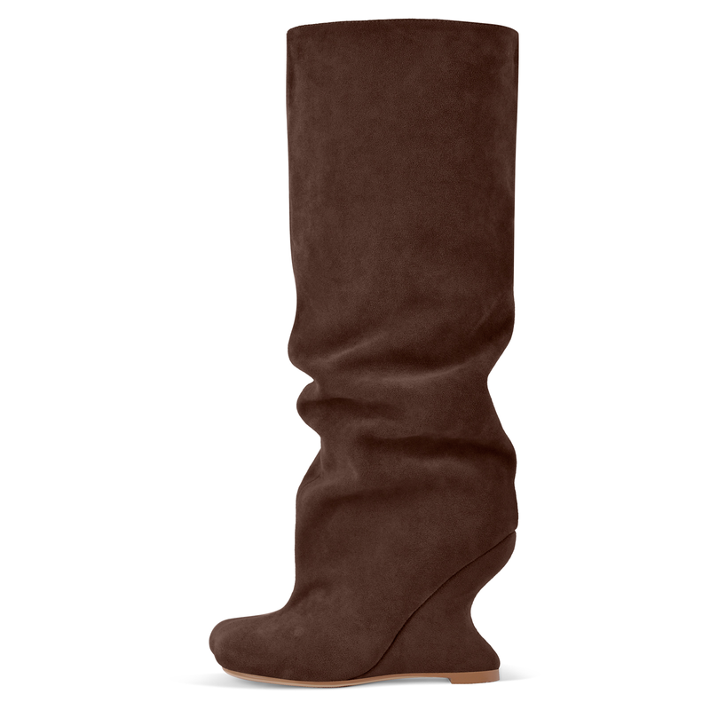 Fashion Suede Wedge Women Boots