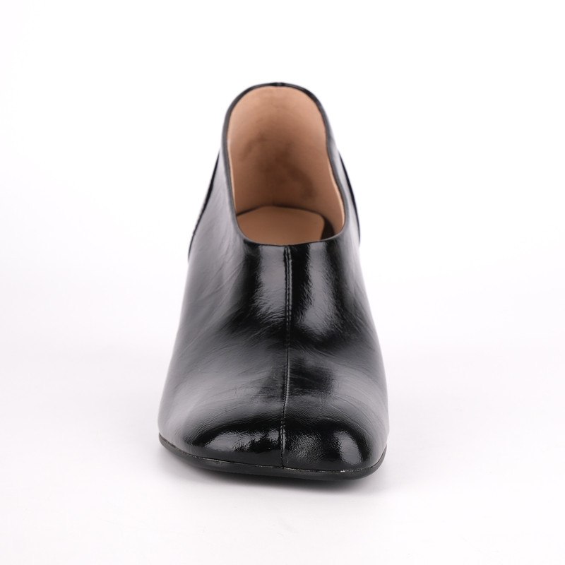 Square Toe Chunky Heels Ankle Boots