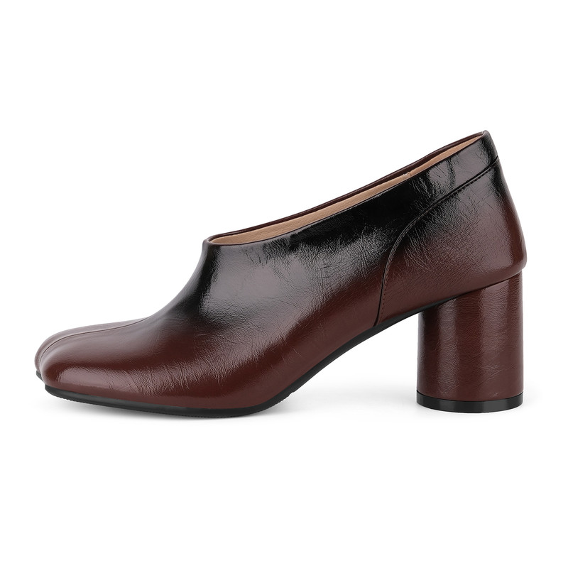 Square Toe Chunky Heels Ankle Boots