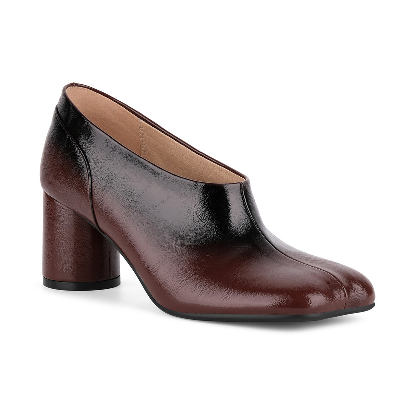 Square Toe Chunky Heels Ankle Boots