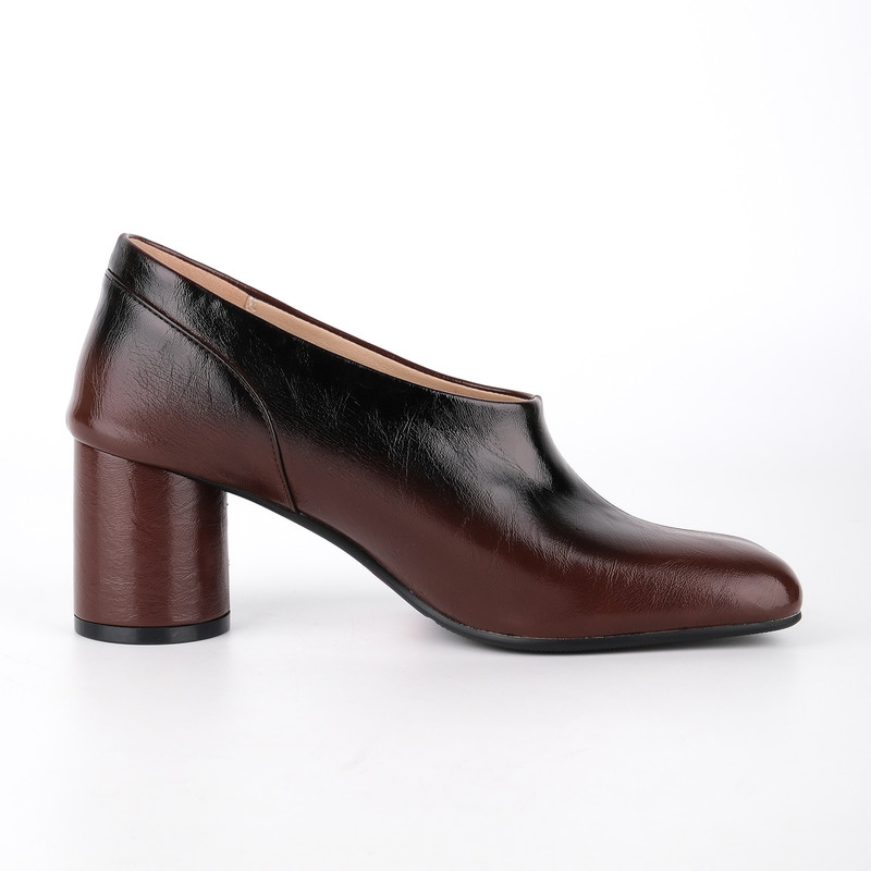 Square Toe Chunky Heels Ankle Boots