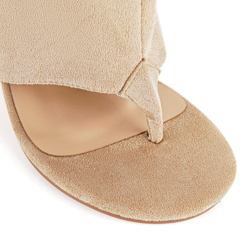 Round Toe Wedge Heel Boots