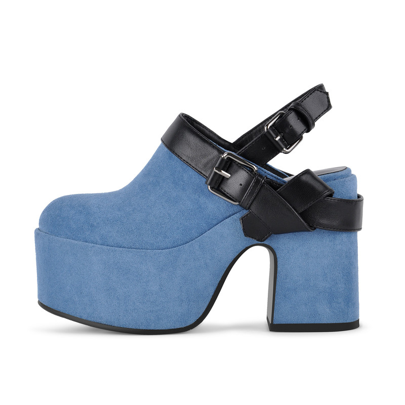 Platform Buckles Chunky Heel Sandals Boots