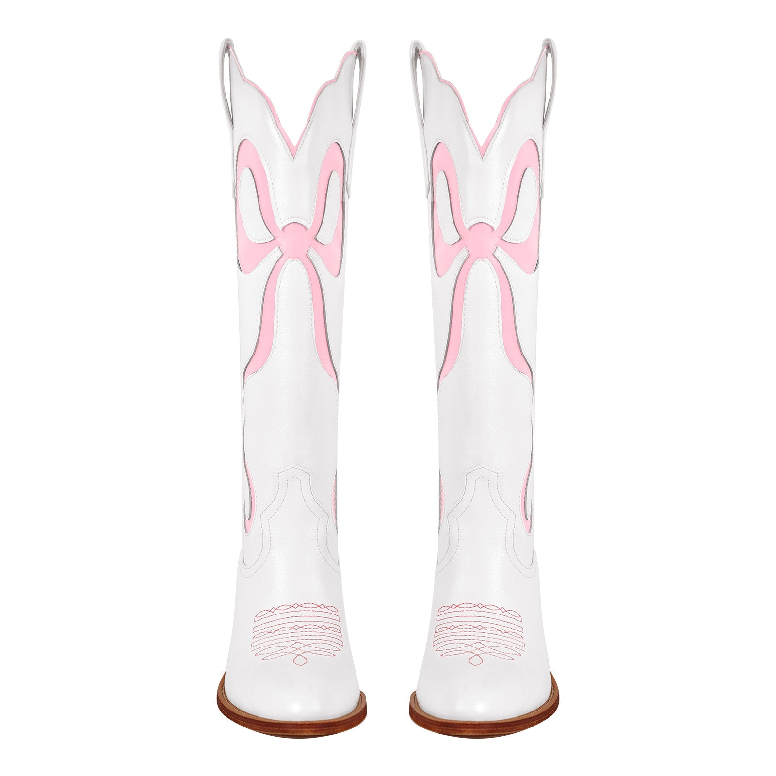 Pointed Toe Chunky Heel Western Boots