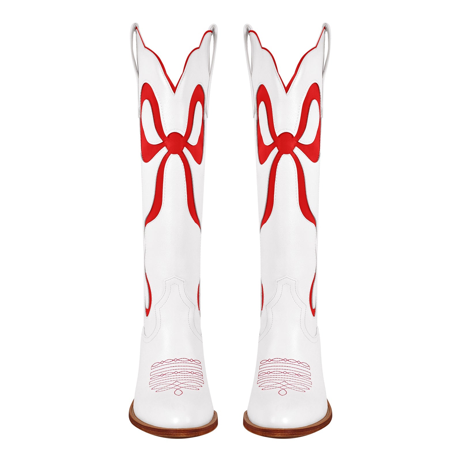 Pointed Toe Chunky Heel Western Boots