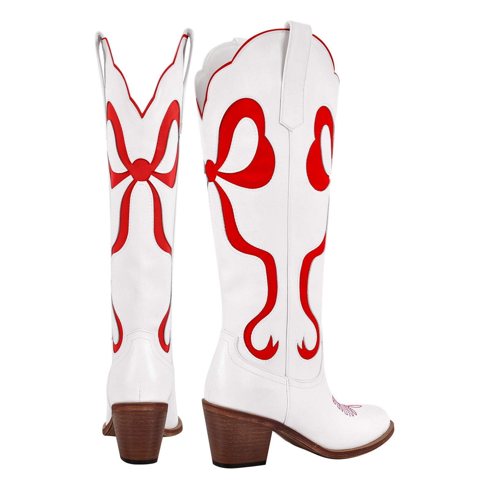 Pointed Toe Chunky Heel Western Boots
