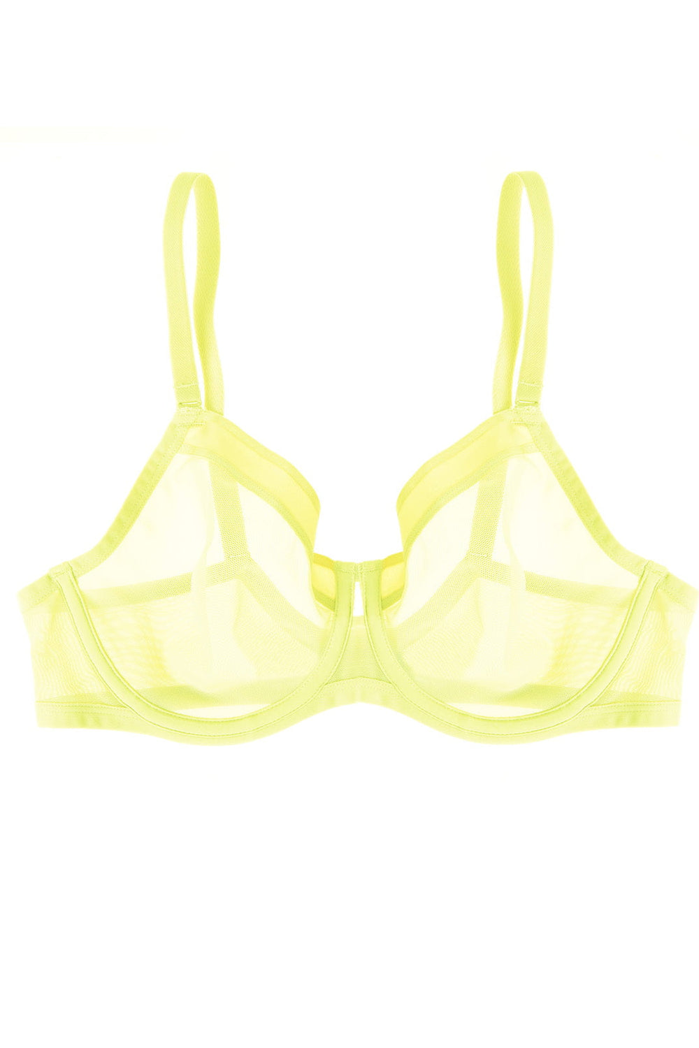 Ethereal Sheer Mesh Unlined Underwire Bra