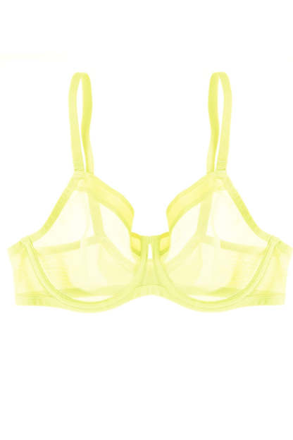 Ethereal Sheer Mesh Unlined Underwire Bra