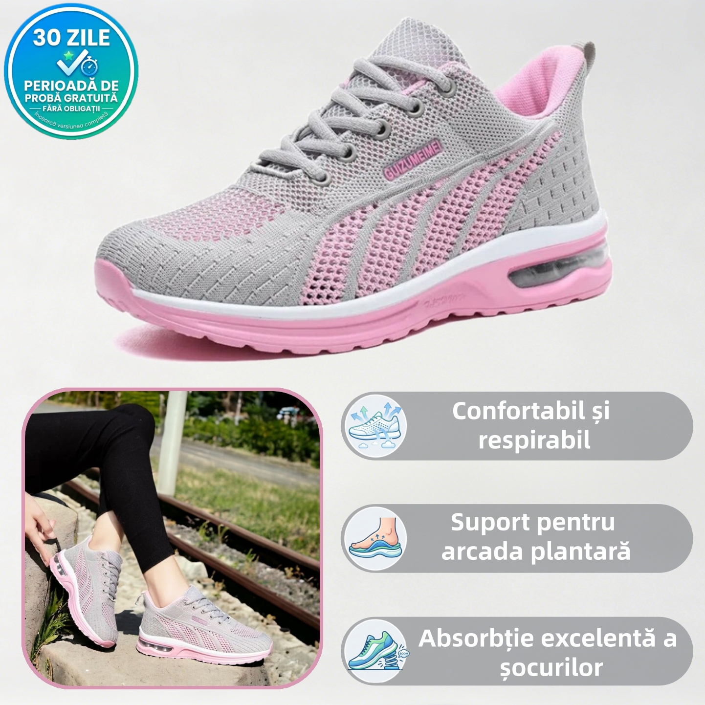 🔥70% reducere astăzi - Nu ratați! ⏰ Pantofi ortopedici cu design ergonomic - design cu suport pentru arcul plantar 👞 Ameliorează cu ușurință durerea de picior