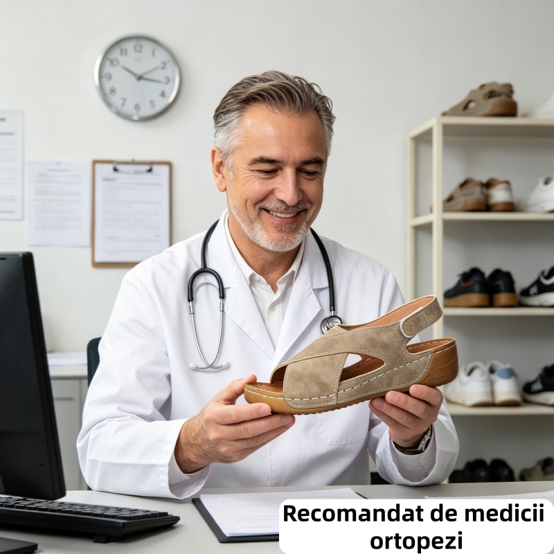 🔥70% reducere astăzi - Nu ratați! ⏰ Pantofi ortopedici cu design ergonomic - design cu suport pentru arcul plantar 👞 Ameliorează cu ușurință durerea de picior