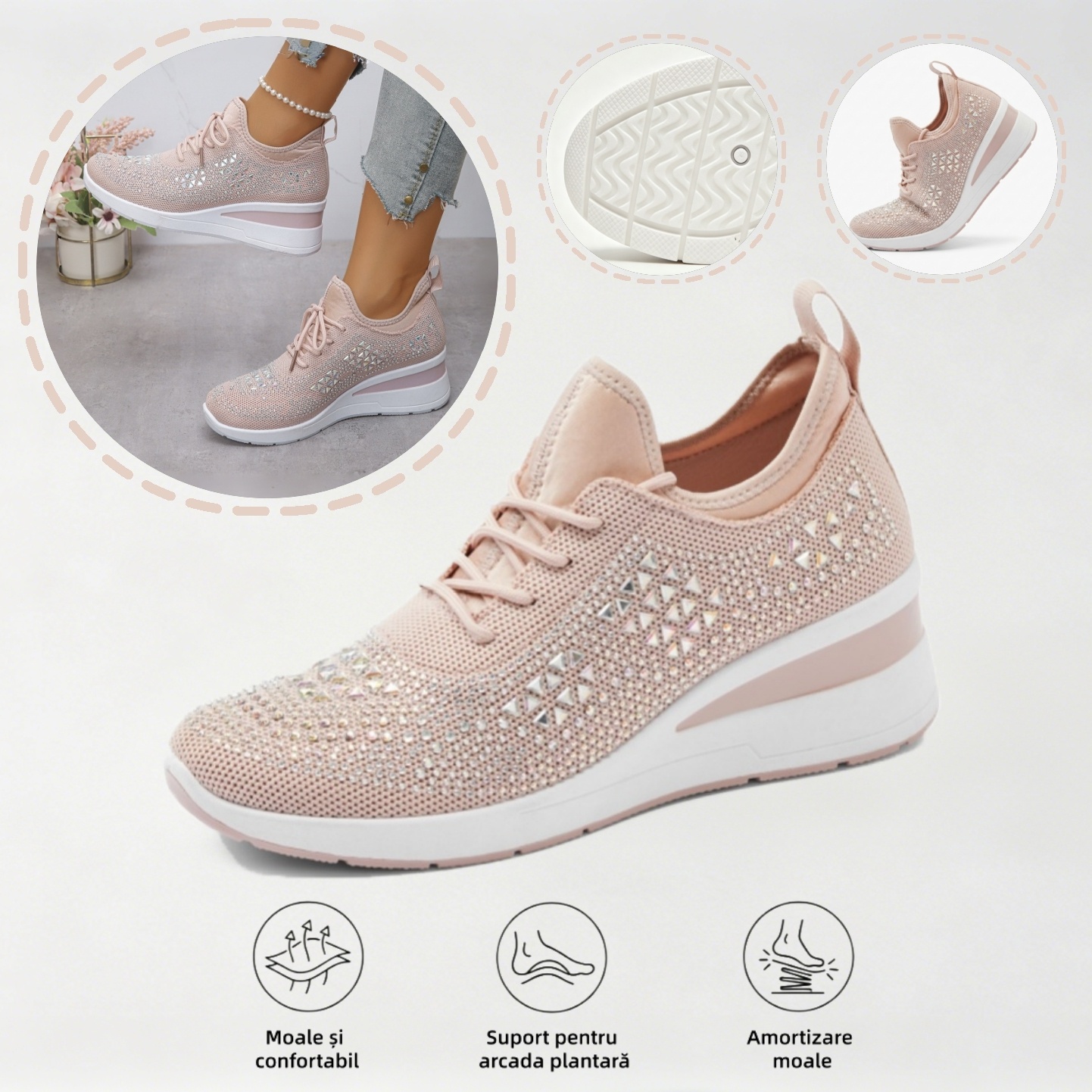 🔥70% reducere astăzi - Nu ratați! ⏰ Pantofi ortopedici cu design ergonomic - design cu suport pentru arcul plantar 👞 Ameliorează cu ușurință durerea de picior