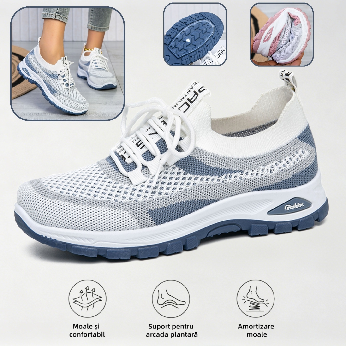 🔥70% reducere astăzi - Nu ratați! ⏰ Pantofi ortopedici cu design ergonomic - design cu suport pentru arcul plantar 👞 Ameliorează cu ușurință durerea de picior