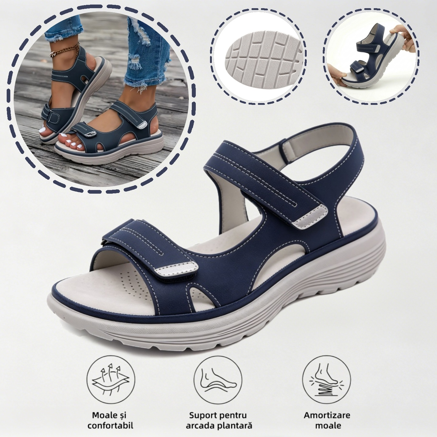 🔥70% reducere astăzi - Nu ratați! ⏰ Pantofi ortopedici cu design ergonomic - design cu suport pentru arcul plantar 👞 Ameliorează cu ușurință durerea de picior