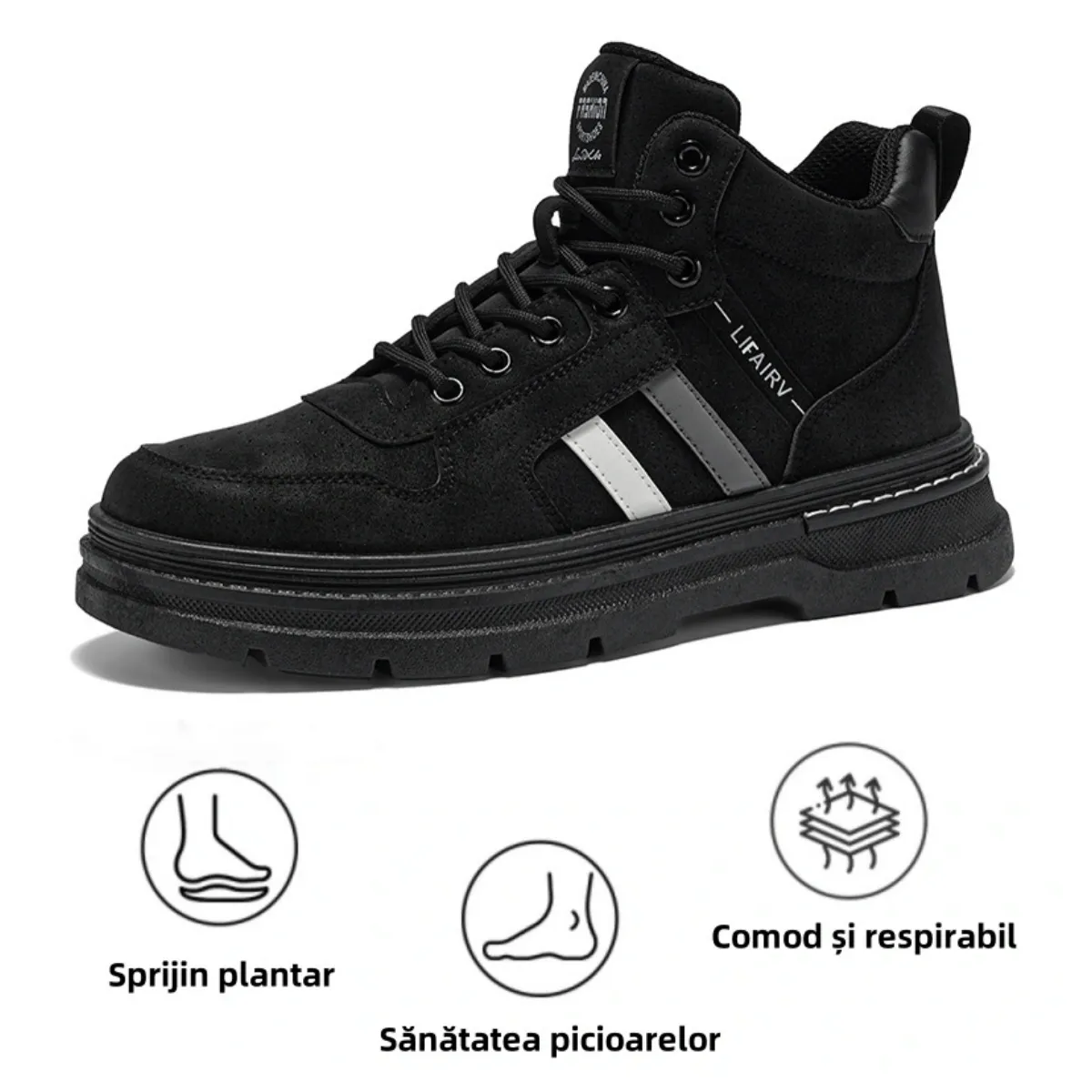 【🎁Ofertă limitată】Pantofi ortopedici ergonomici pentru bărbați, cusuți manual, confortabili la mers, ameliorează durerea✅