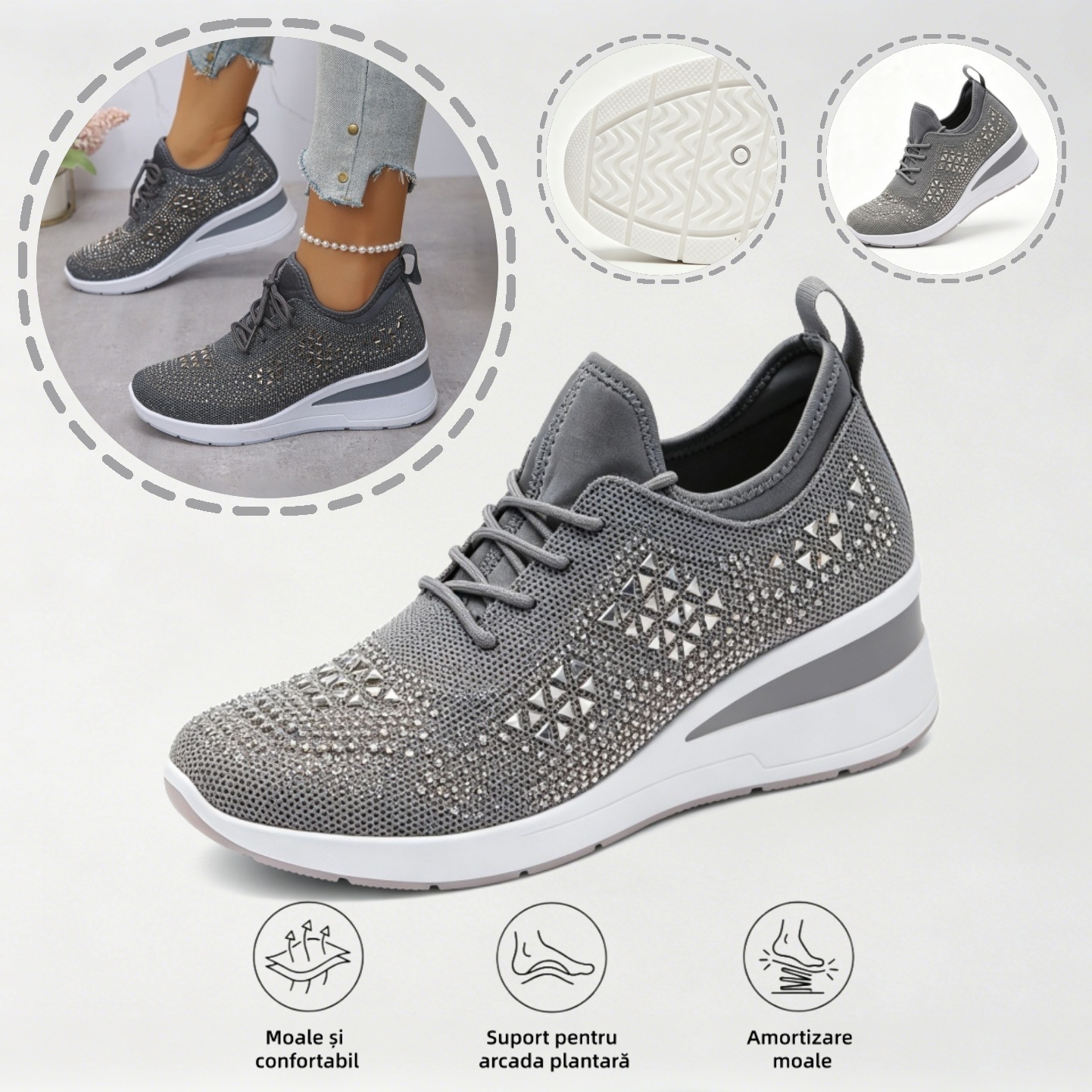 🔥70% reducere astăzi - Nu ratați! ⏰ Pantofi ortopedici cu design ergonomic - design cu suport pentru arcul plantar 👞 Ameliorează cu ușurință durerea de picior