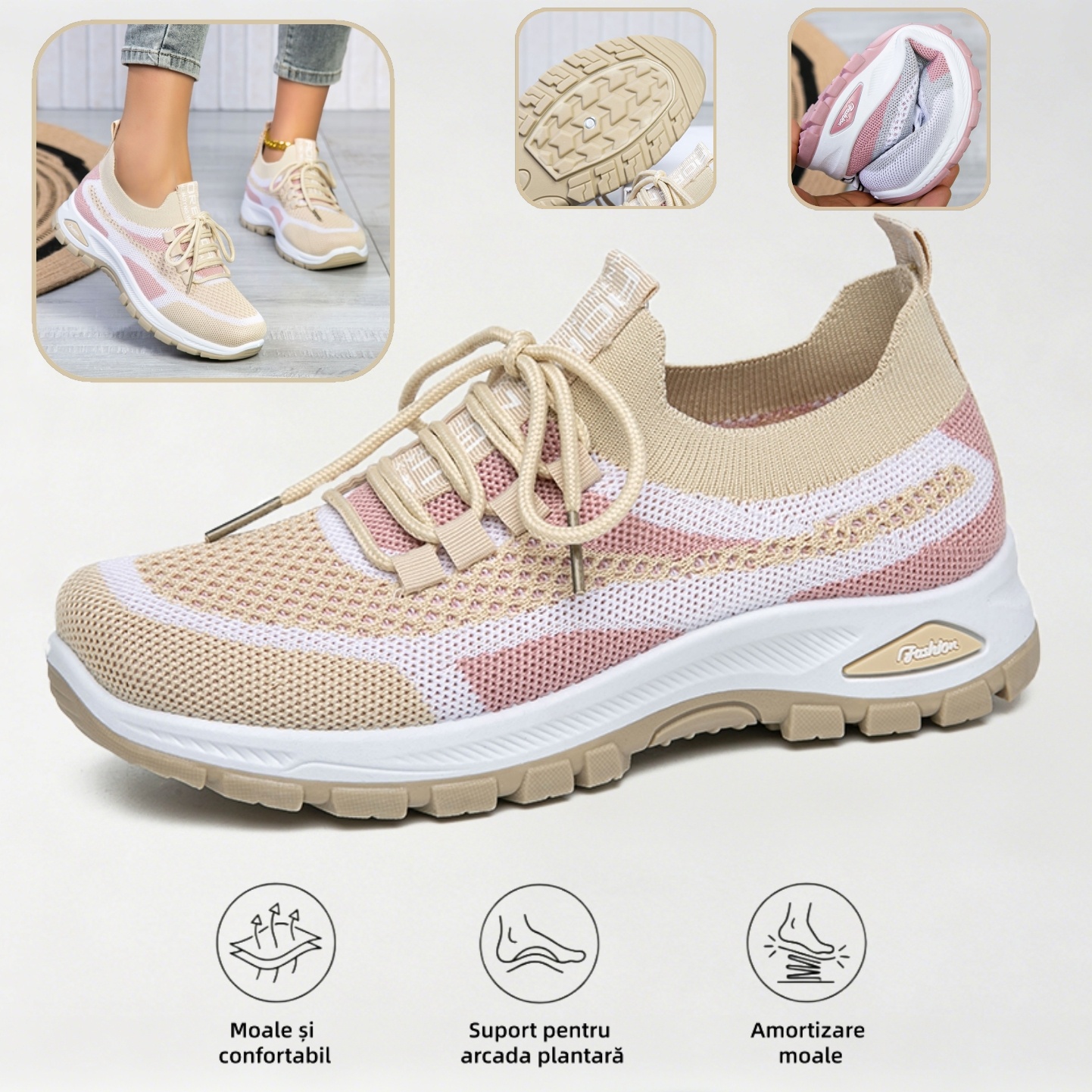 🔥70% reducere astăzi - Nu ratați! ⏰ Pantofi ortopedici cu design ergonomic - design cu suport pentru arcul plantar 👞 Ameliorează cu ușurință durerea de picior