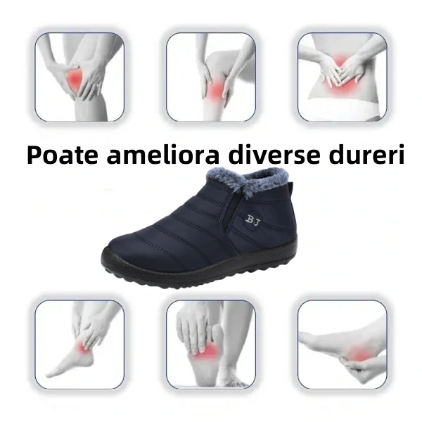 [Ofertă limitată în timp: Reducere 60%] 🔥Marcă australiană de lux🔥 Ameliorează durerile de picioare - Pantofi ortopedici ergonomici de iarnă🦶 - Impermeabili și antiderapanți - Unisex✅