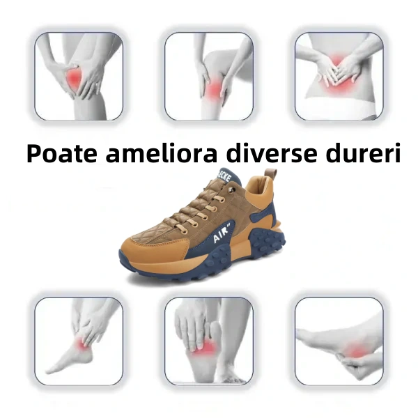 【🎁Ofertă limitată】🔥Încălțăminte ortopedică cu design ergonomic👞Suport pentru arcada plantară - Ameliorează durerea de picior și face mersul mai confortabil✅Unisex✅